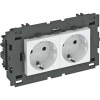 obobettermann OBO Bettermann 6120432 Apparaatinzet Stopcontact (b x h x d) 131 x 76 x 42 mm 1 stuk(s) Wit
