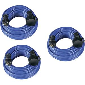 Brennenstuhl 1169810-3 Strom Verlängerungskabel Blau 10.00m