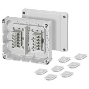 Hensel 4012591600428 Abzweigdose halogenfrei, plombierbar (L x B) 139mm x 119mm