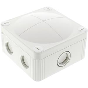 Wiska 10105596 Abzweigkasten (L x B x H) 95 x 95 x 60mm Lichtgrau (RAL 7035) IP66/IP67 1St.