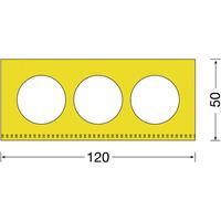 Moravia MORION-Rampenfender gelb (L x B) 1000mm x 120mm