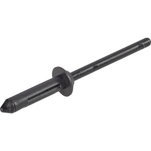 pbfastener Spreizniete Loch-Ø 4mm Schwarz