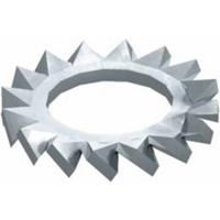 obobettermann DIN 6798A M6G Fächerscheibe Innen-Durchmesser: 6.4mm M6 DIN 6798 Stahl 100St