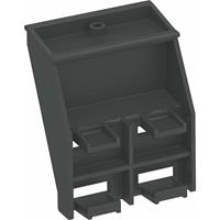 obobettermann Flexkanalhalter Flexkanalhalter (L x B) 48mm x 32mm 1 St. Schwarz
