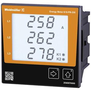 weidmüller ENERGY METER 610-PB-230 Digitaal inbouwmeetapparaat Digitaal inbouwmeetapparaat