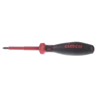 Cimco VDE Kreuzschlitz-Schraubendreher PH 1 Klingenlänge: 80mm DIN 7438
