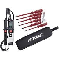 VOLTCRAFT VC 65 Zweipoliger Spannungsprüfer CAT III 1000 V, CAT IV 600V LCD, Akustik, LED