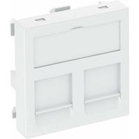 obobettermann Abdeckung Datentechnikträger (B x H x T) 45 x 45 x 9mm 1 St. Aluminium
