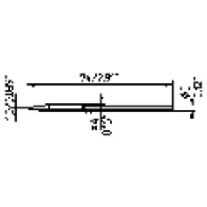 Ersa 212 CD LF Soldeerpunt Beitelvorm Grootte soldeerpunt 1 mm Inhoud: 1 stuk(s)