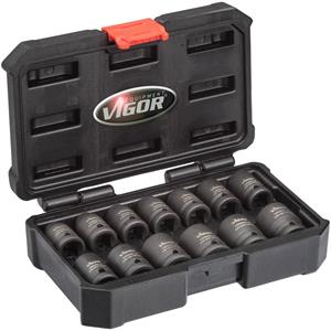 Vigor V5550S Kracht-dopleutelinzetset 1/2 (12.5 mm) 13-delig