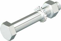 obobettermann OBO Bettermann SKS 12x80 A2 6418279 Sechskantschraube 12mm 80mm Stahl nicht rostend 20St.