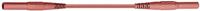 stäubli XMS-419 Sicherheits-Messleitung [Lamellenstecker 4mm - Lamellenstecker 4 mm] 0.50m Rot