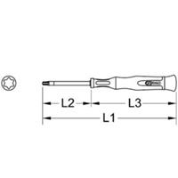 Kstools Feinmechanik-Schraubendreher Torx, T1