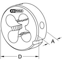 Kstools HSS Schneideisen MF, M18x2