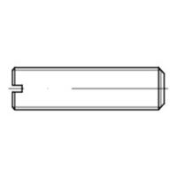 ISO 4766 Edelstahl-A1 blk M10x1,5x30mm, Gewindestifte mit Schlitz und Kegelkuppe