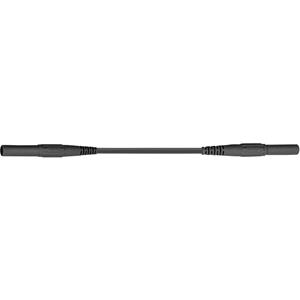 Stäubli XMS-419 Veiligheidsmeetsnoer [Banaanstekker 4 mm - Banaanstekker 4 mm] 1.50 m Zwart 1 stuk(s)