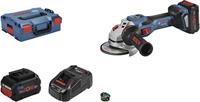 Bosch BITURBO GWS 18V-15 SC 06019H6102 Haakse accuslijper 125 mm Incl. 2 accus 1500 W 18 V 5.5 Ah