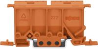 Wago 222-500 Befestigungsadapter Orange