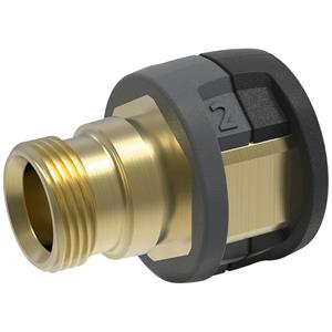 Kärcher Adapter 2 M22IG-TR22AG, f. HD-Reiniger+HD-Pistolen m. M22x1,5 und EASY!Lock