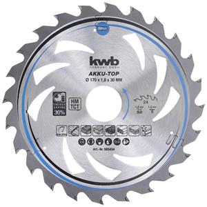 Kwb 585454 Hartmetall Kreissägeblatt 160 x 20 x 1.2mm Zähneanzahl: 24 1St.