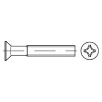 E-normpro Senkkopfschraube DIN 965 Kreuzschlitz H M4x25mm, 100 Stück