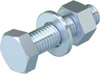 obobettermann OBO Bettermann SKS 10X40 F 3160750 Sechskantschraube 10mm 40mm Stahl feuerverzinkt 50St.