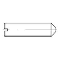 Sonstige DIN 553-A1 / 1.4305 blank M 6 x 8mm, Gewindestifte mit Schlitz und Spitze