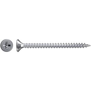 Fischer 551119 Spaanplaatschroeven 4 mm 20 mm Kruiskop Pozidriv Galvanisch verzinkt 1000 stuk(s)