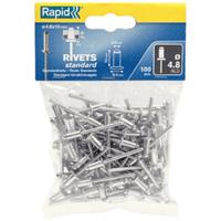 Rapid blindklinknagels aluminium 4,8 x 10mm 100 stuks