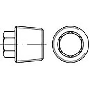 toolcraft TO-6855795 Sluitschroeven M30 1.5 mm Buitenzeskant (inbus) DIN 909 Staal 10 stuk(s)