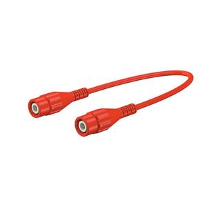 Stäubli XLSS-58 Veiligheidsmeetsnoer [BNC-stekker - BNC-stekker] 2.00 m Rood 1 stuk(s)