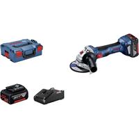 Bosch - Akku-Winkelschleifer GWS 18V-7, 2 x 4 Ah, L-BOXX