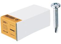 Bohrschrauben DIN 7504 M Stahl gehärtet verzinkt 3,5x13mm, 100 Stück