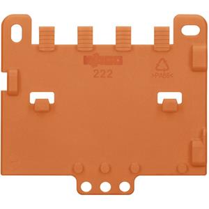 Wago 222-505 Zugentlastungsplatte Orange