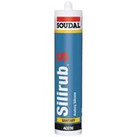 Soudal Silirub S Sanitärsilikon, 300ml Kartusche, Farbton Manhatten