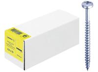 E-normpro Spanplattenschrauben Pan-Head PZD blau verzinkt VG 6x50, 200 Stück