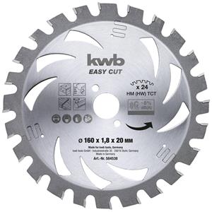 Kwb 586138 Hartmetall Kreissägeblatt 184 x 20 x 1.4mm Zähneanzahl: 30 1St.