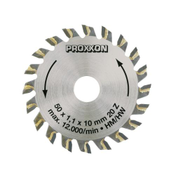 Proxxon Kreissägeblatt, hartmetallbestückt, 50 mm (20 Zähne)
