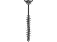 E-NormPro Spanplattenschrauben Innensechsrund Bohrspitze T25 A2 5,0x100/60 Lieferumfang: 100 Stück
