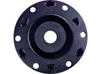 Eibenstock PKD-Schleifteller  (schwarz), Ø 125 mm Ausführung:spitze Segmente