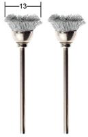 Proxxon Topfbürsten 2 Stück Material:Edelstahl Größe:13 mm