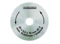 Proxxon 28011 Hardmetaal-cirkelzaagblad 50 x 10 x 0.5 mm Aantal tanden: 80 1 stuk(s)