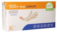 papstar MediInn Vinyl-Handschuh , Comfort,  M, puderfrei, transparent