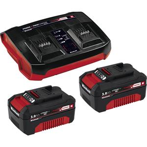 Einhell Power-X-Change-Starter-Kit 2x 3,0Ah & Twincharger Kit