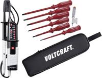 Voltcraft VC 63 Tweepolige spanningstester CAT III 1000 V, CAT IV 600 V LED, LCD, Akoestisch