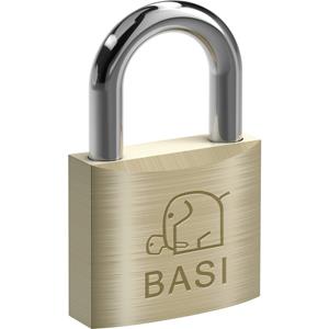 basi 6110-4000 Hangslot 40 mm Messing