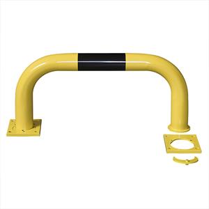 Rammschutzbügel, demontierbar schwarz / gelb HxB 350 x 750 mm