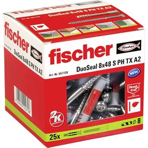 fischer DuoSeal Plug 48 mm 8 mm 557728 25 stuk(s)