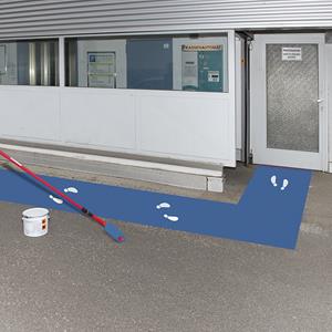 Verf voor buitenmarkering, inhoud 5 l, verkeersblauw RAL 5017