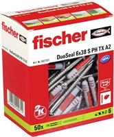 fischer DuoSeal Plug 38 mm 6 mm 557727 50 stuk(s)